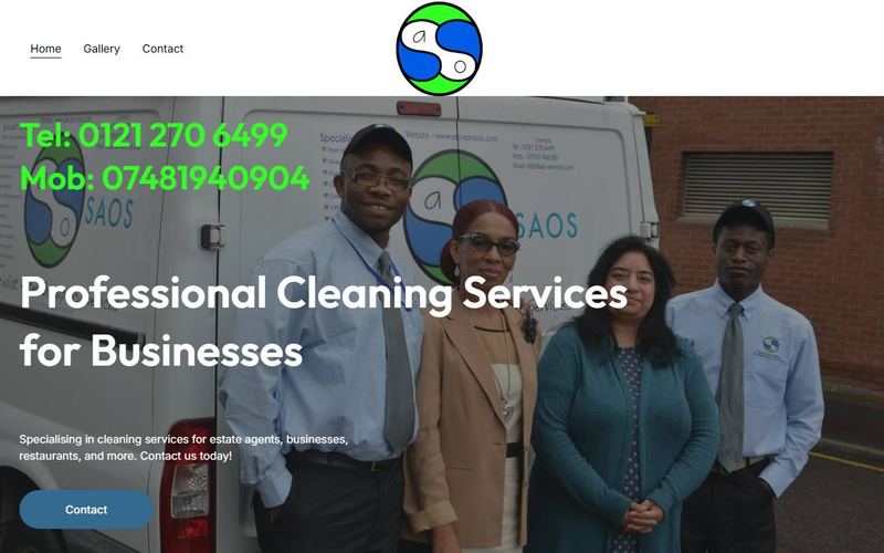 SAO Pro Services website