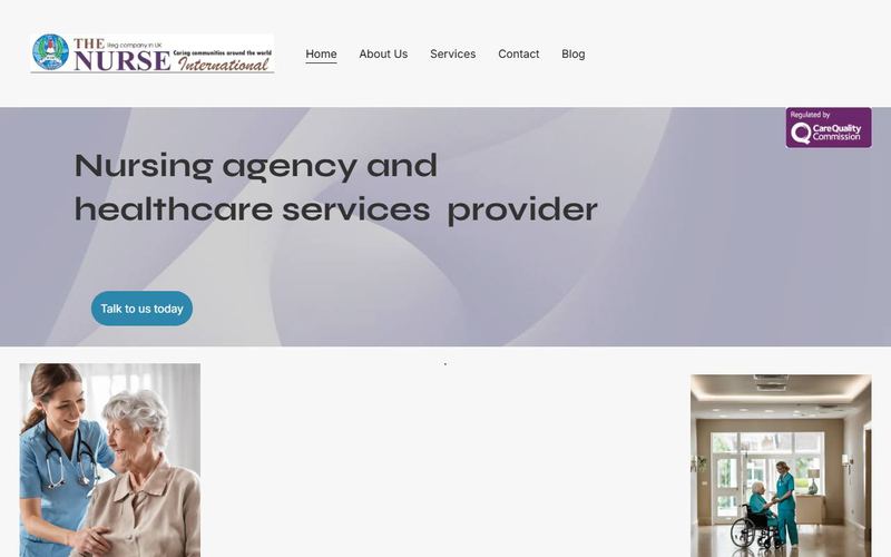 The Nurse International UK website